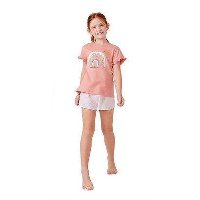 Pijama Infantil com Babado Magic is Here Hering Menina - Feminino