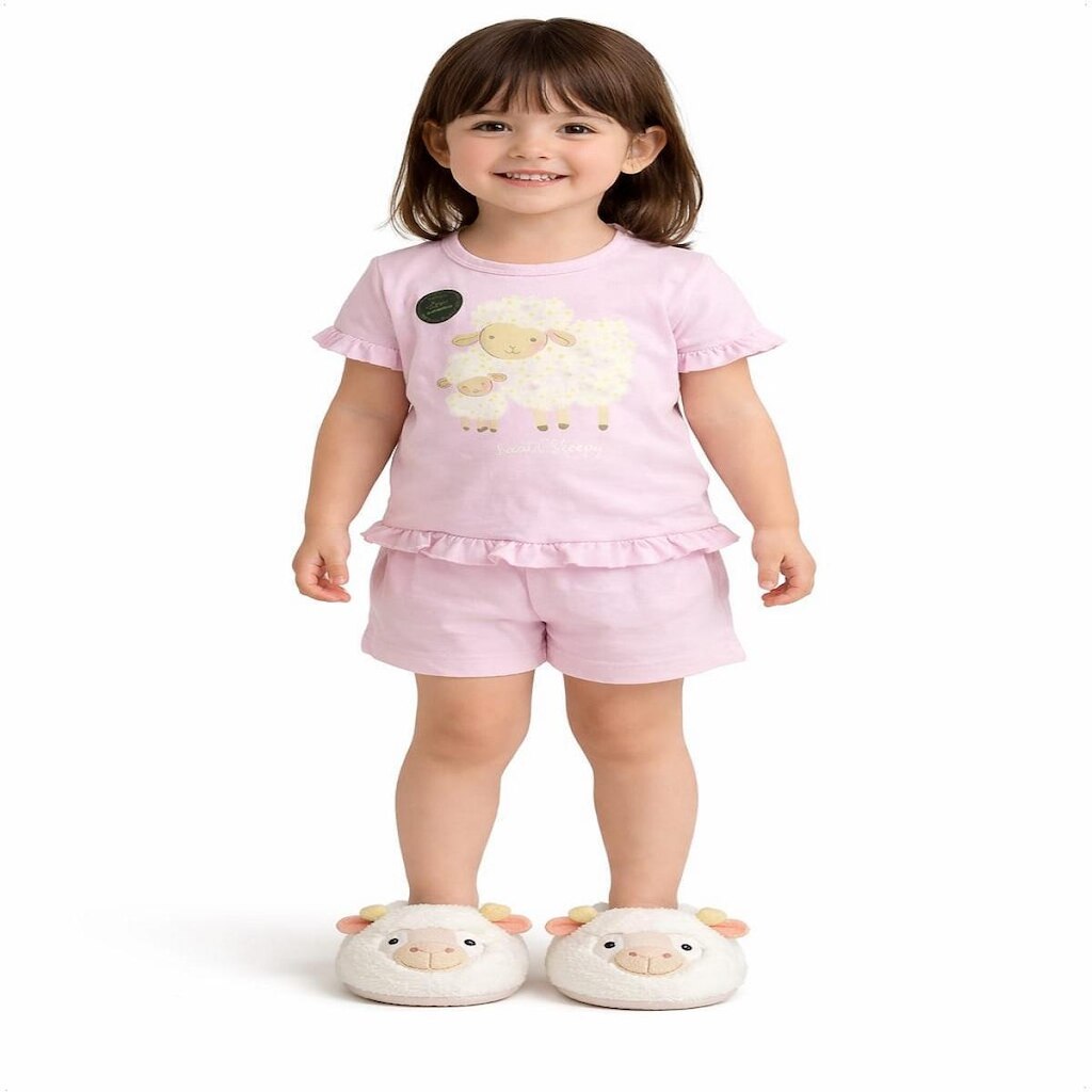 Pijama Infantil E Juvenil Brilha Escuro Efeito Glitter