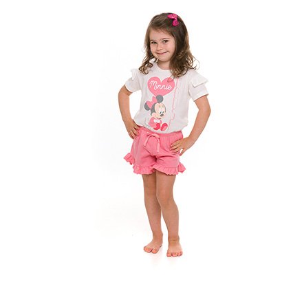 Pijama Infantil Evanilda Disney Minnie Feminino - Feminino