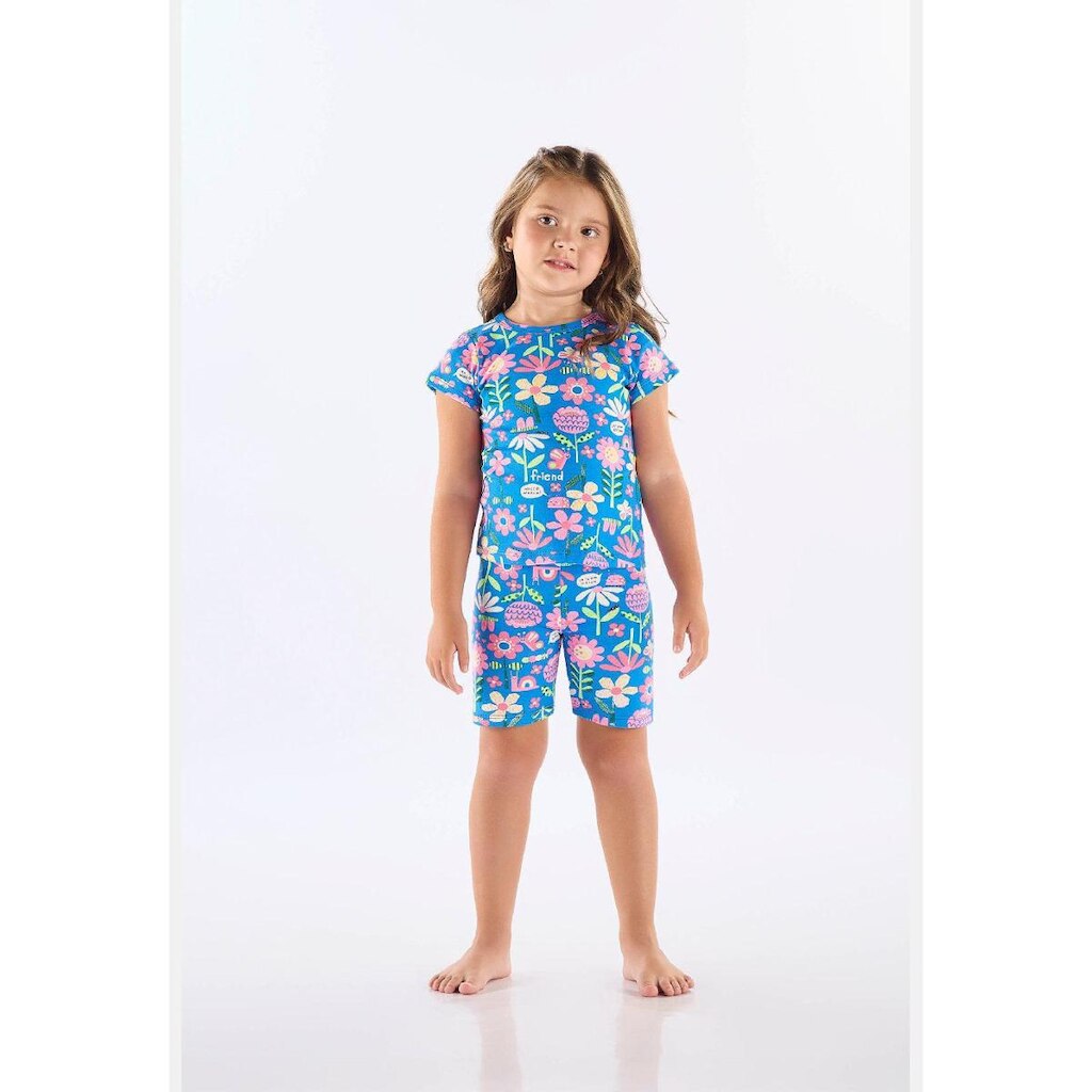 Pijama Infantil Feminino em Suedine Up Baby