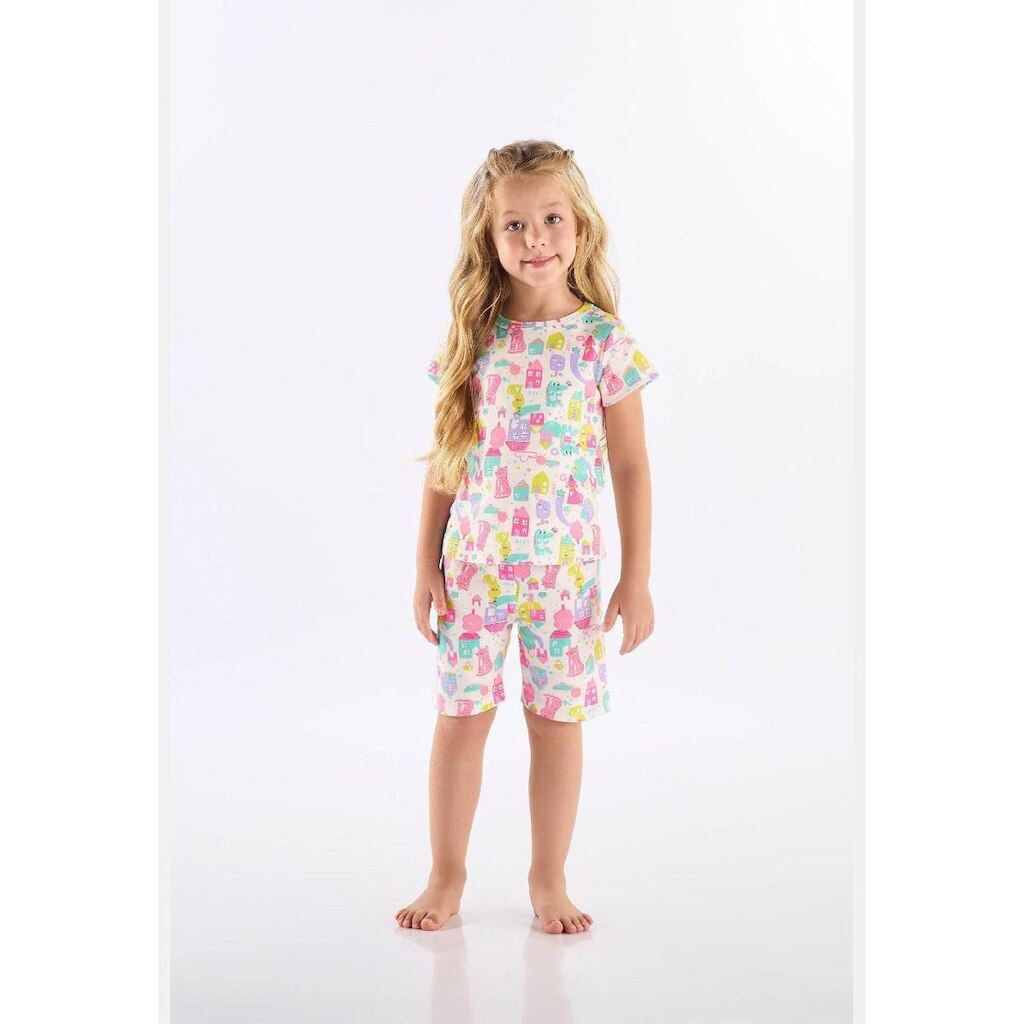 Pijama Infantil Feminino em Suedine Up Baby