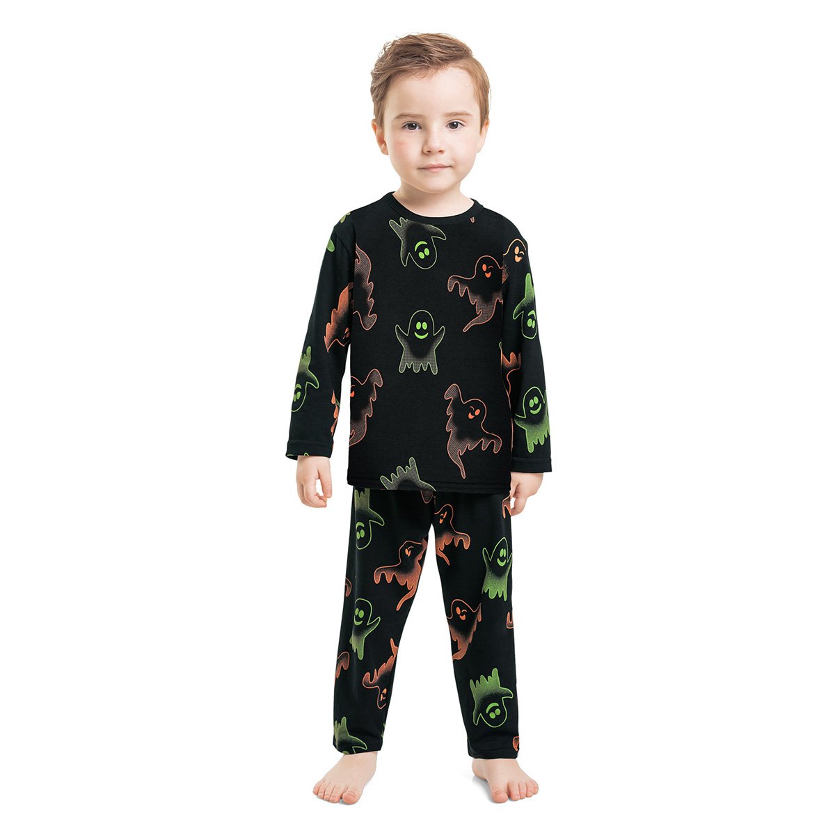 Menor preço em Pijama Infantil Longo Kyly Fantasminhas Menino - Preto