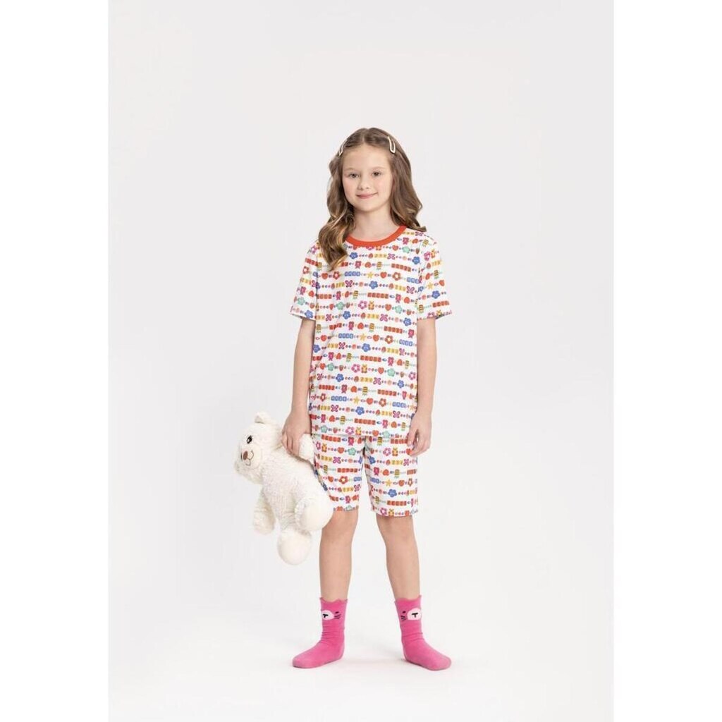 Pijama Infantil Manga Curta Malha Modelli Alakazoo Ref 19552
