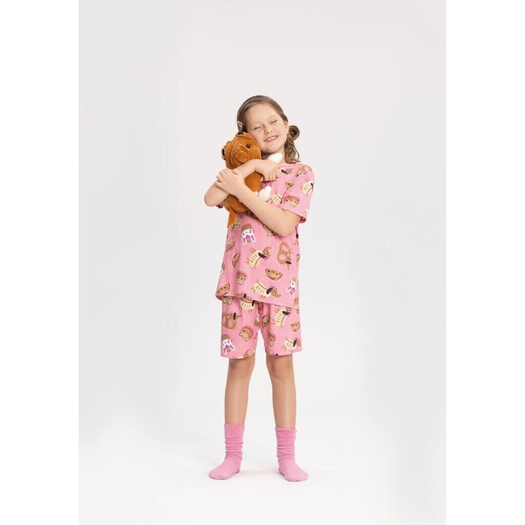 Pijama Infantil Manga Curta Malha Modelli Alakazoo Ref 19552