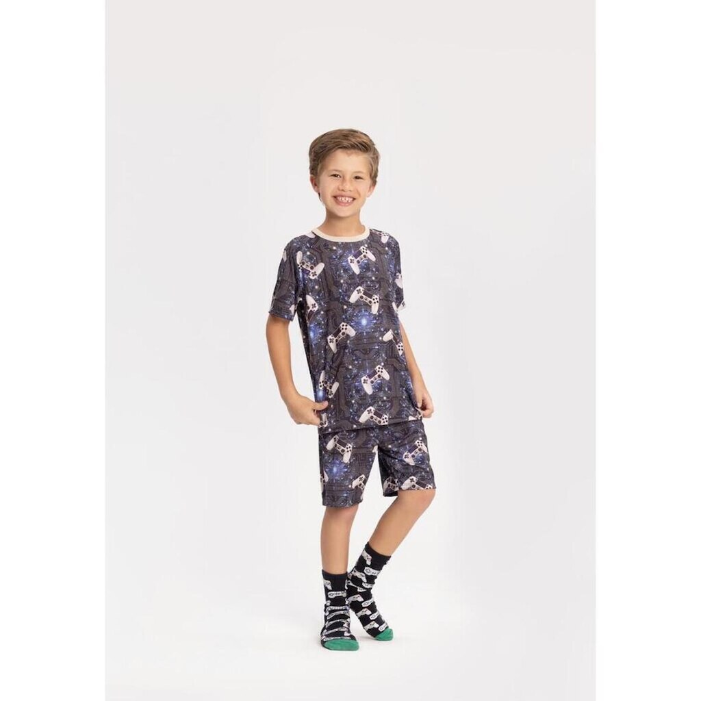 Pijama Infantil Manga Curta Malha Modelli Alakazoo Ref 19552