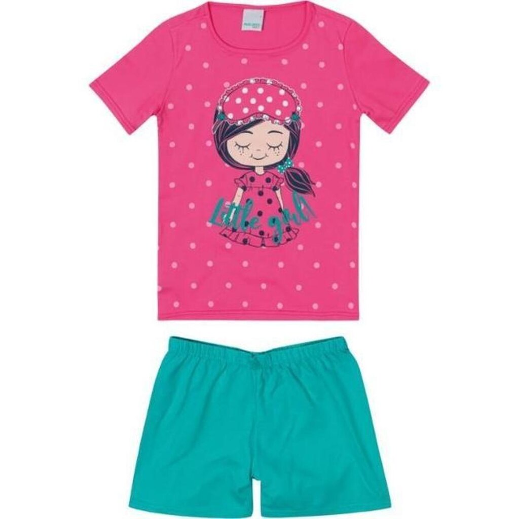 Pijama Infantil Manga Curta Menina Malwee Ref. 083332