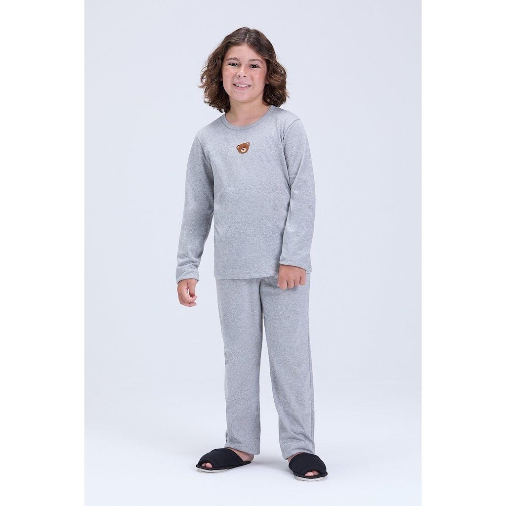 Pijama Infantil Masculino de Inverno Ursinho