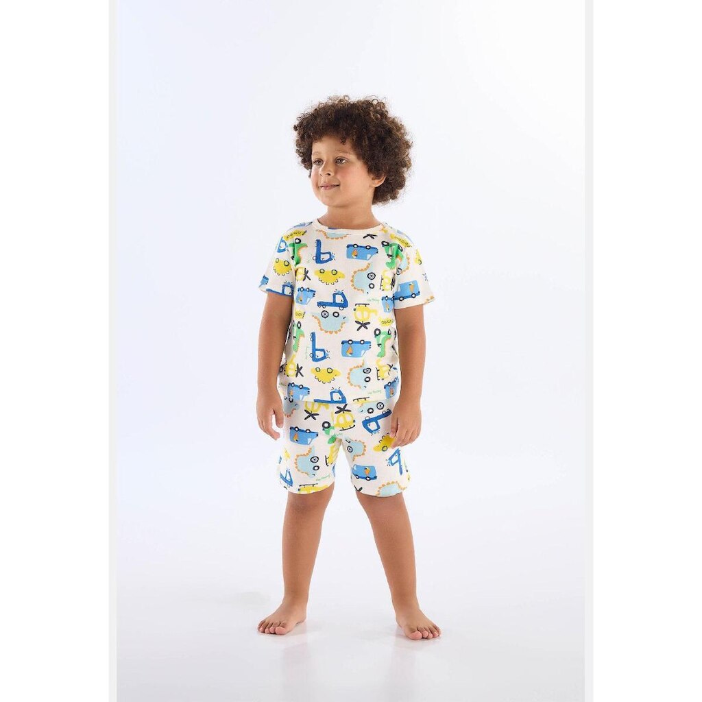 Pijama Infantil Masculino em Suedine Up Baby