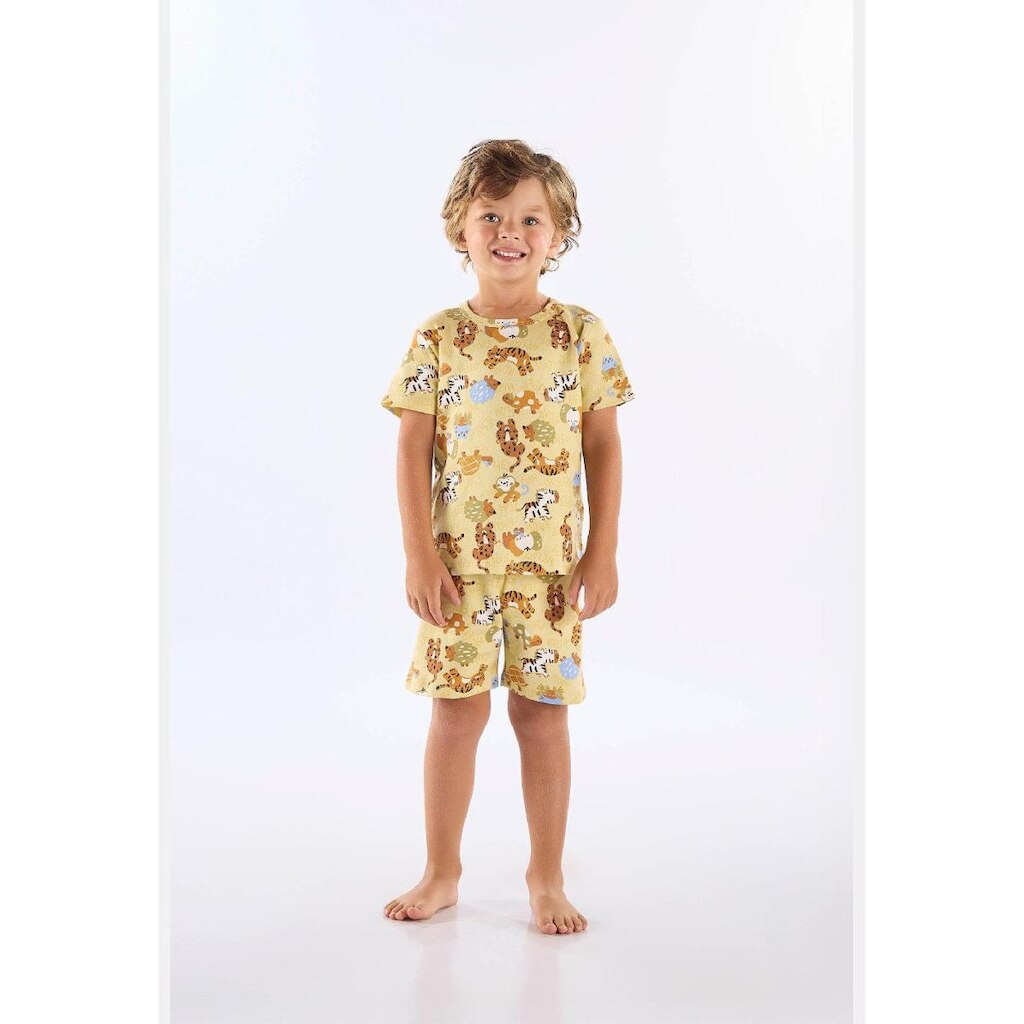 Pijama Infantil Masculino em Suedine Up Baby