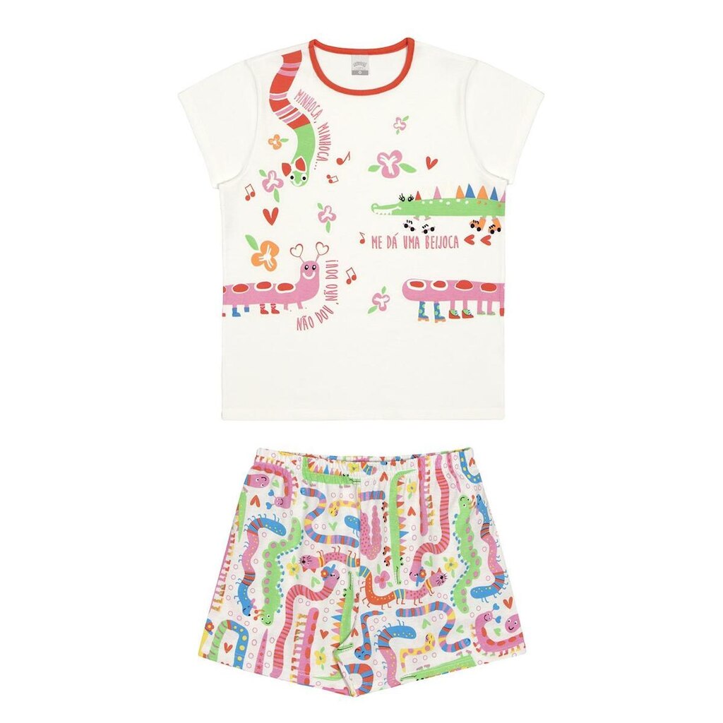 Pijama Infantil Menina Bichinhos Alakazoo