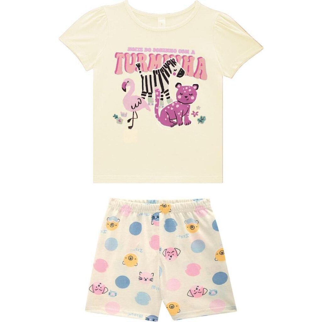 Pijama Infantil Menina Brilha Escuro Malwee Kids Ref. 131942
