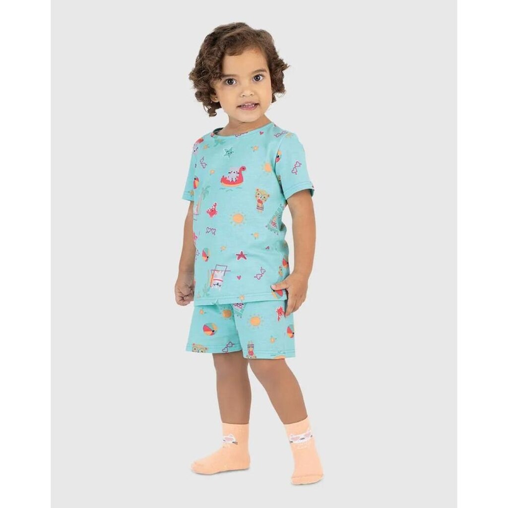 Pijama Infantil Menina Brilha Escuro Malwee Kids Ref. 131966