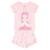 Pijama Infantil Menina Com Estampa Brilha No Escuro Brandili - Rosa
