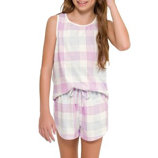 Pijama Infantil Menina Curto Espaço Pijama 4050025