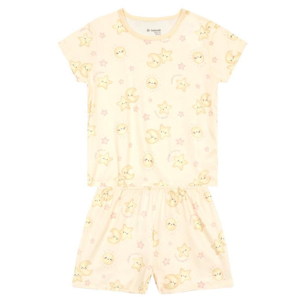 Pijama infantil menina em malha Brandili