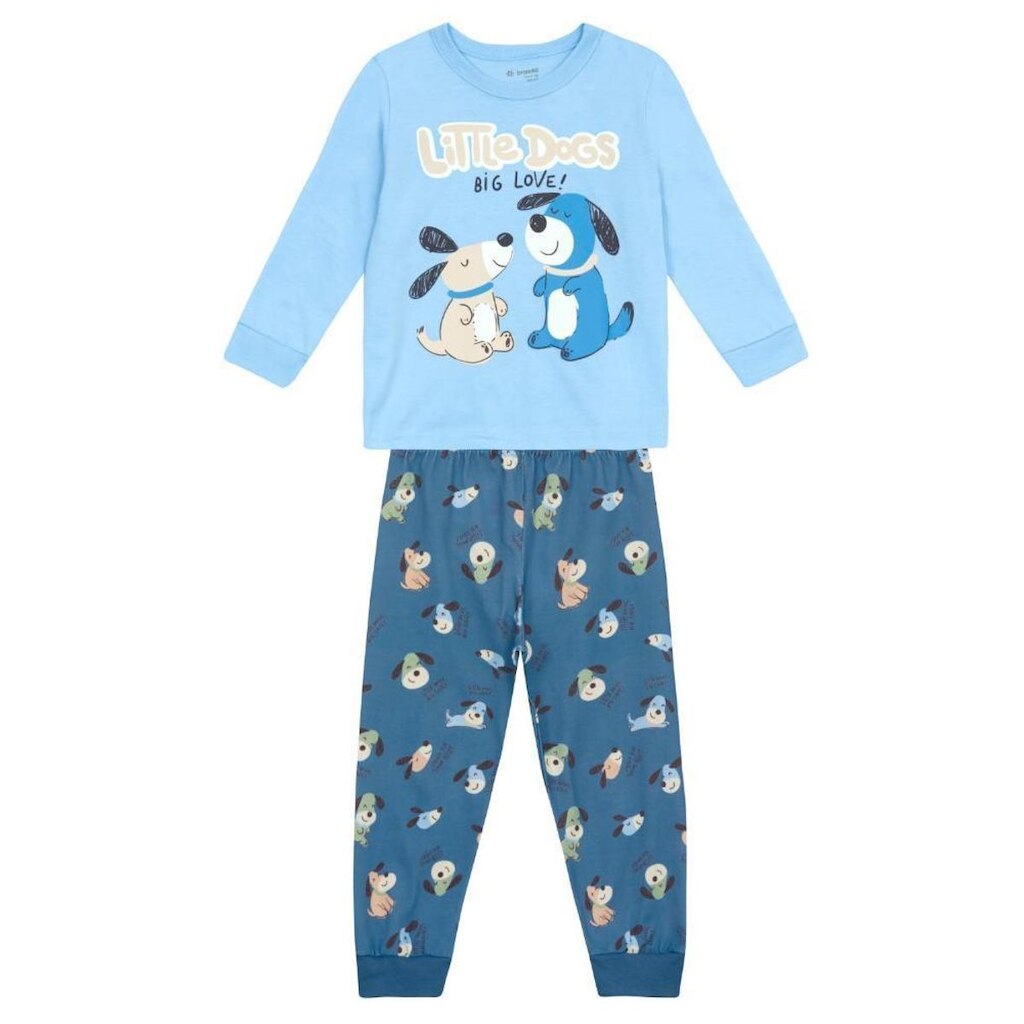 Pijama infantil menina em meia malha Brandili