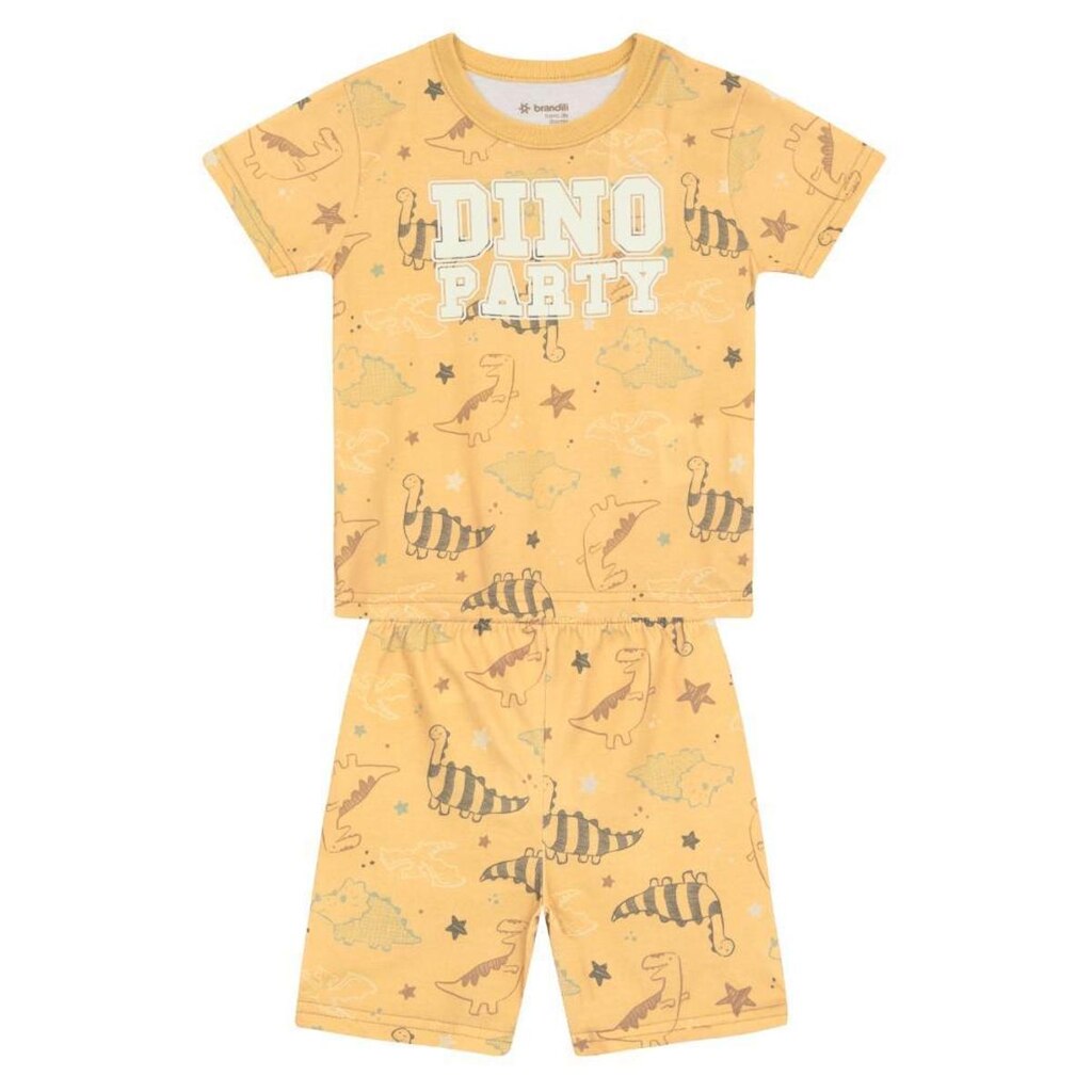 Pijama infantil menina em meia malha Brandili