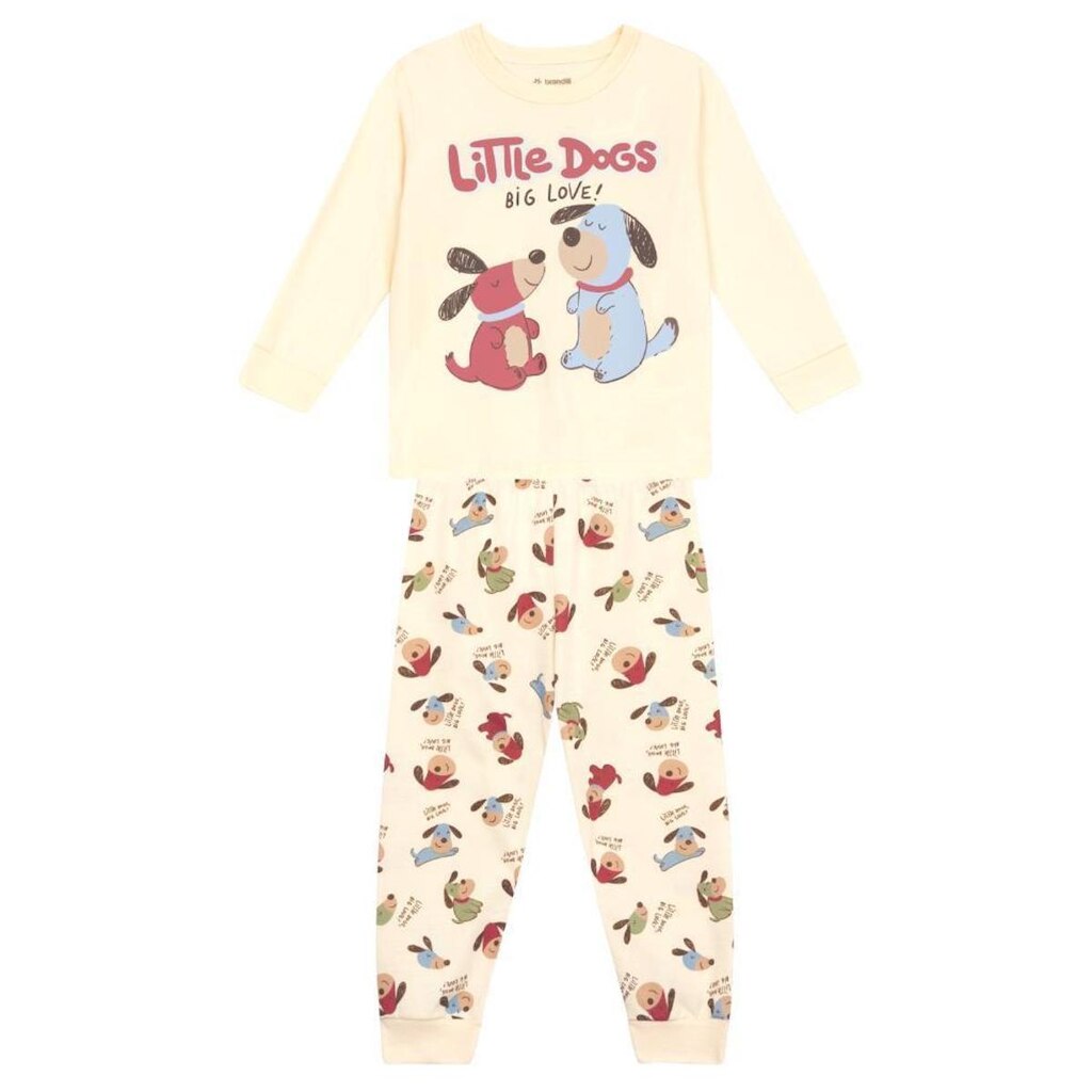 Pijama infantil menina em meia malha Brandili