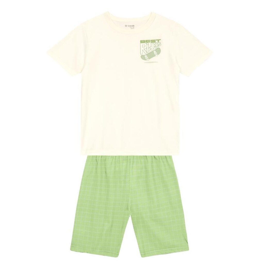 Pijama infantil menina em meia malha Brandili