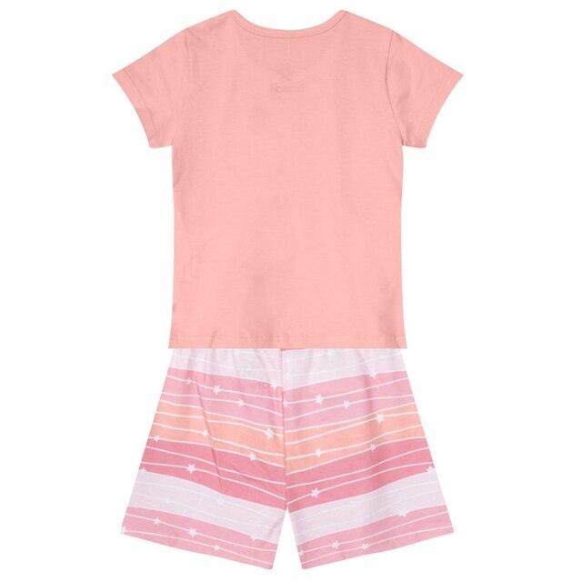 Pijama Infantil Menina Estampa Brilha No Escuro Brandili