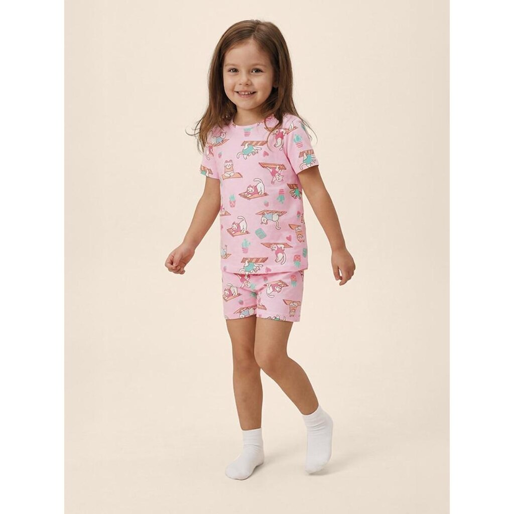 Pijama Infantil Menina Malha Brilha Escuro Malwee Ref 139925