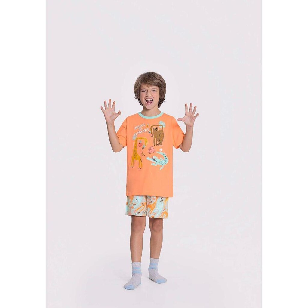 Pijama Infantil Menino Brilha no Escuro Alakazoo Ref. 19061
