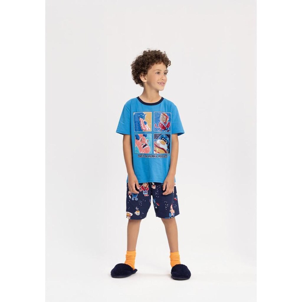 Pijama Infantil Menino Brilha no Escuro Alakazoo Ref. 19550