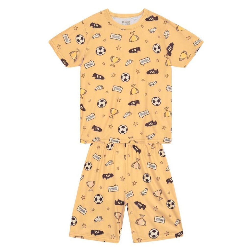 Pijama infantil menino em malha Brandili