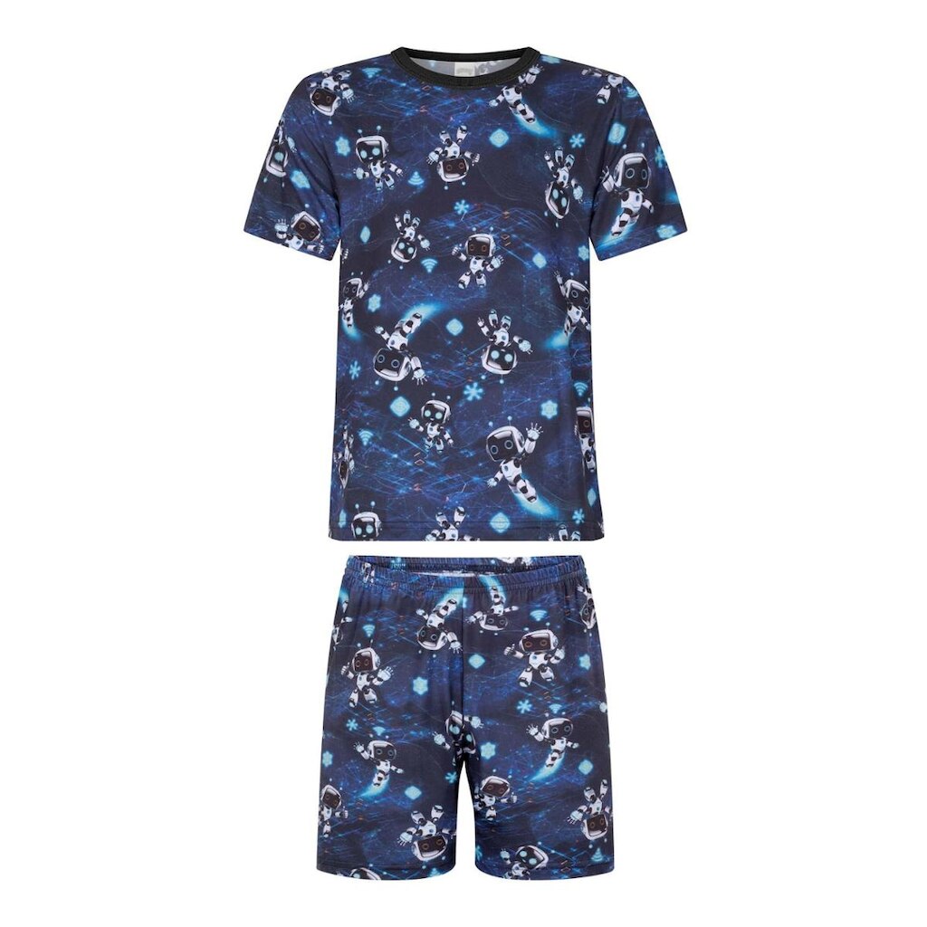 Pijama Infantil Menino Espacial Azul Alakazoo