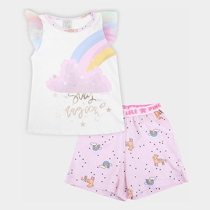 Pijama Infantil Pingo Lelê Magical Feminino - Feminino