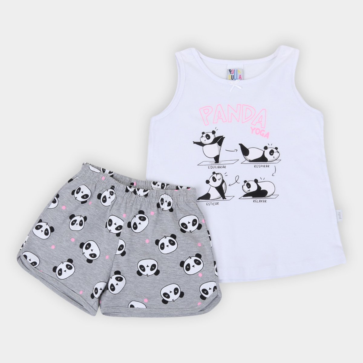 Pijama Infantil Pulla Bulla Pandinhas Feminino - Branco é ruim? Pijama Infantil Pulla Bulla Pandinhas Feminino - Branco é boa?