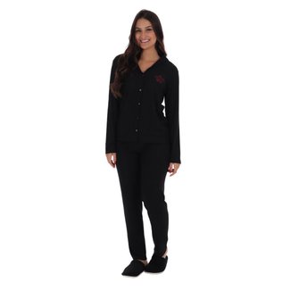 Pijama Inverno Feminino Canelado Americano Victory