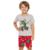 Pijama Juvenil Menino Natal Brilha no Escuro Kyly - Mescla