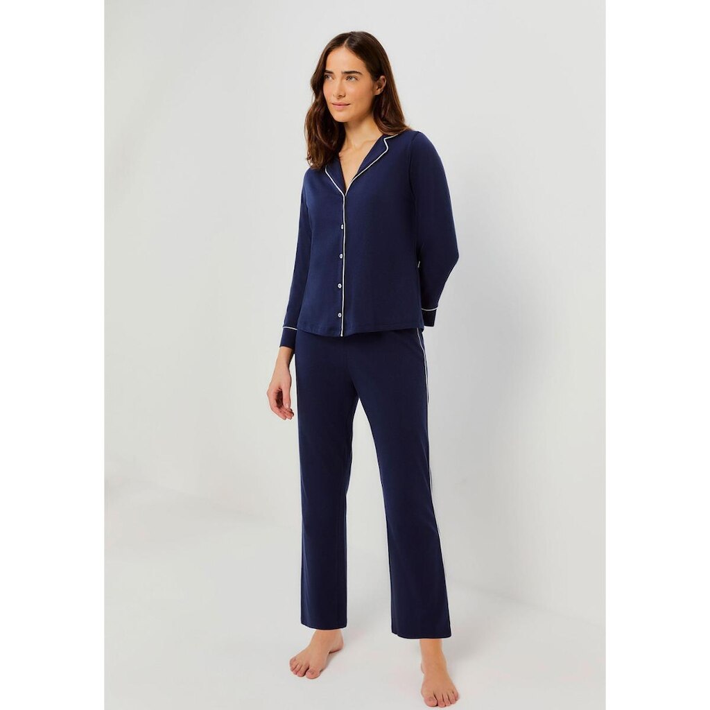 Pijama Longo Feminino Com Botões - Cinza XG