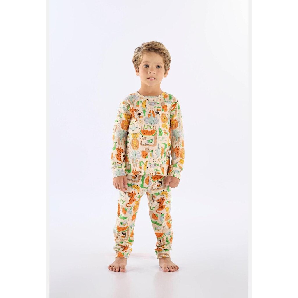 Pijama Longo Infantil Unissex Suedine Up Baby