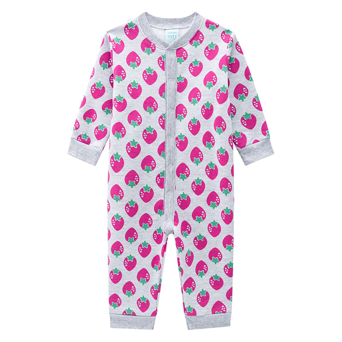 Pijama Macacão Bebê Kyly Moletom Peluciado - Mescla Menor preço em Pijama Macacão Bebê Kyly Moletom Peluciado - Mescla