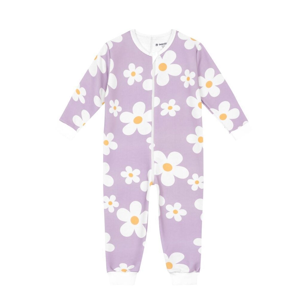 Pijama macação infantil unissex em moletom Brandili