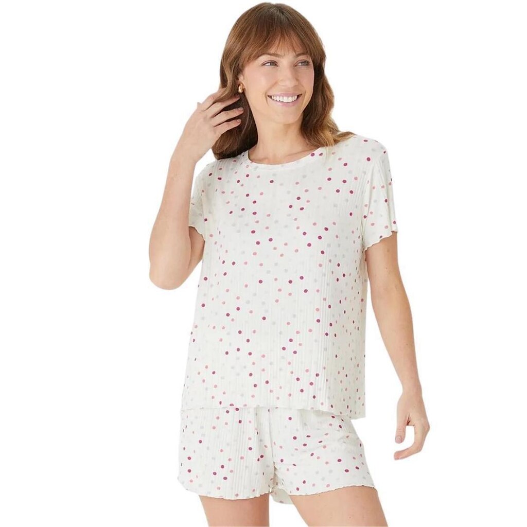 PIJAMA MALWEE MANGA CURTA FEMININO