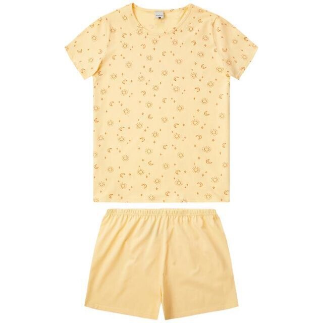 Pijama Manga Curta Feminino Malwee Ref. 102259