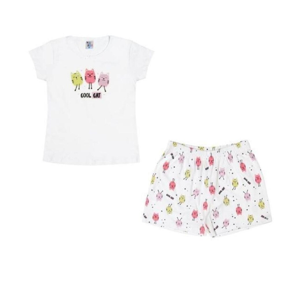 Pijama Manga Curta Infantil Menina Pulla Bulla Ref. 46512