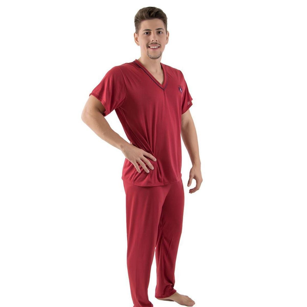 Menor preço em Pijama Manga Curta Linha Noite 091 Masculina