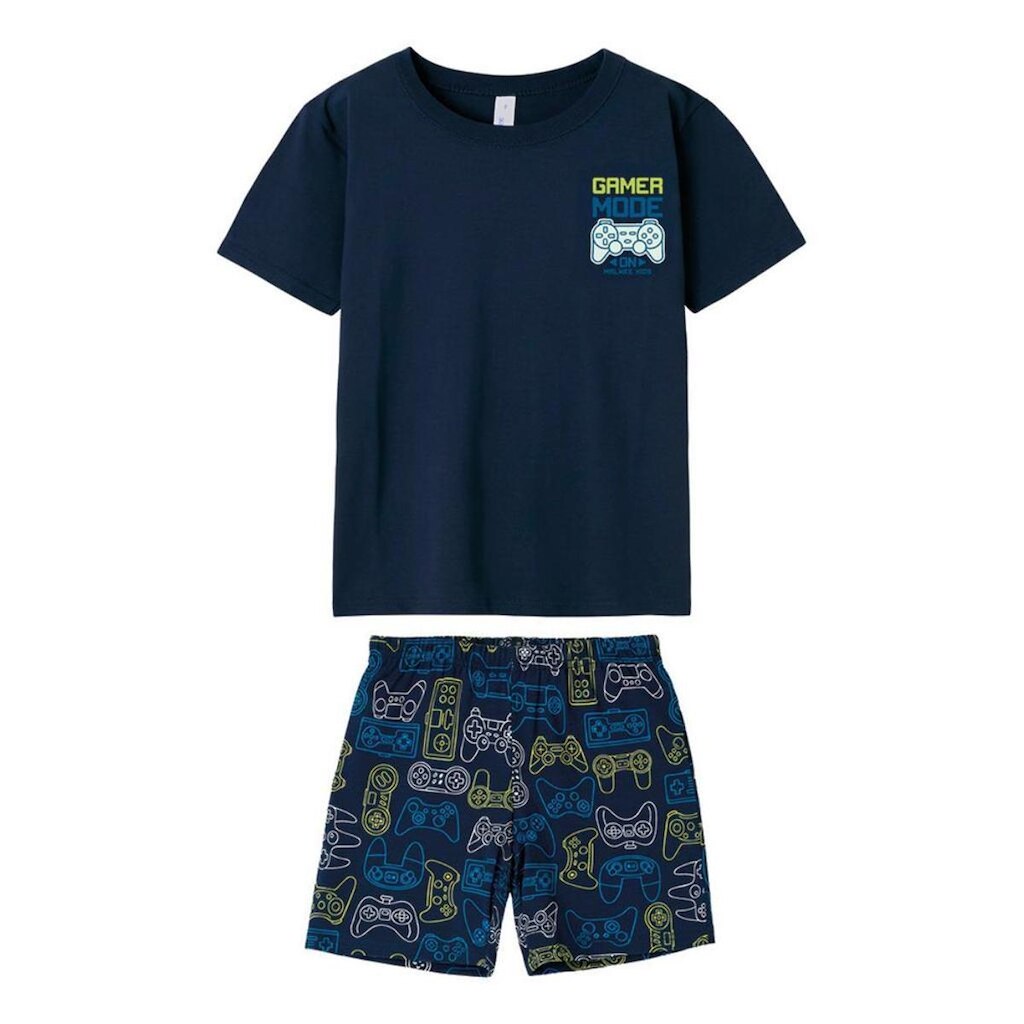Pijama Manga Curta Menino Brilha Escuro Malwee Ref. 139628
