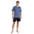 Pijama Masculino Curto Mash Algodão Azul 811.51 - Azul