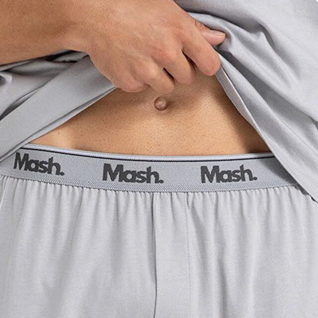 Pijama Masculino Curto Mash Algodão Cinza 811.53