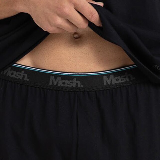 Pijama Masculino Curto Mash Algodão Preto 811.53
