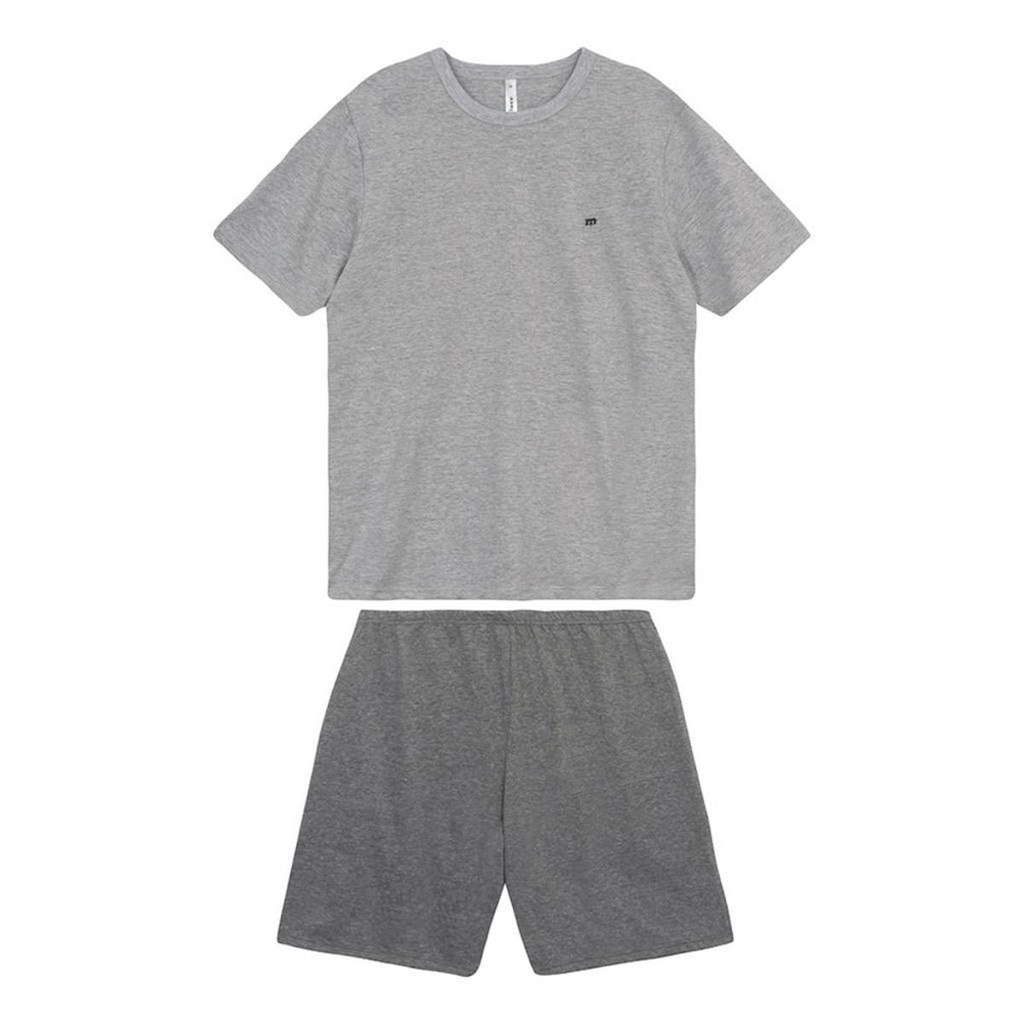 Pijama Masculino Manga Curta Malha Malwee Ref. 138948