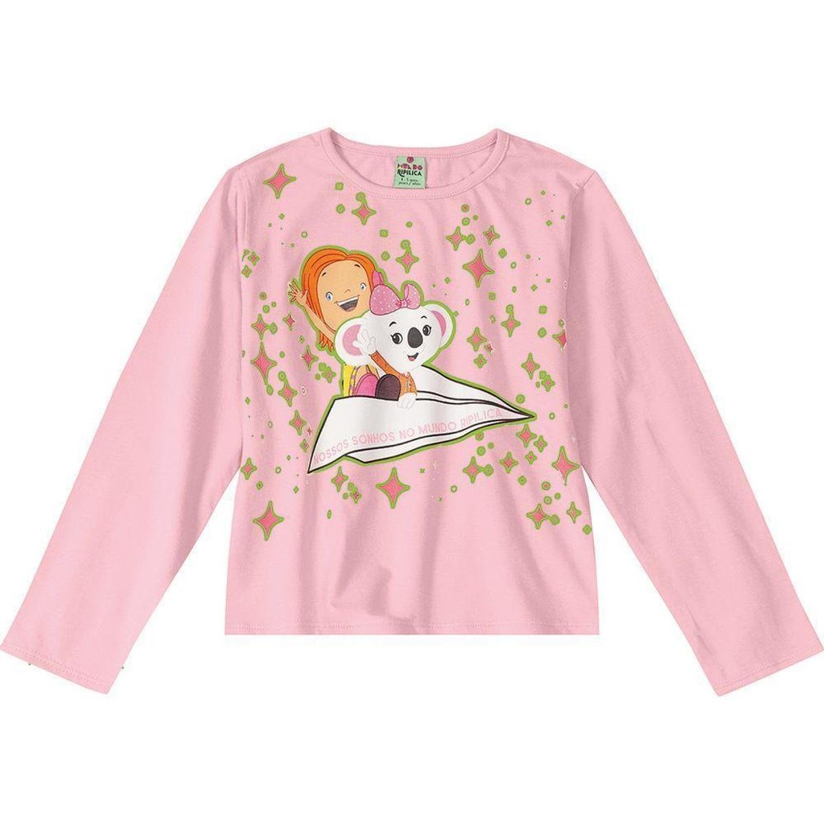 Pijama Mundo Ripilica Menina - 11400165I - Rosa | Zattini