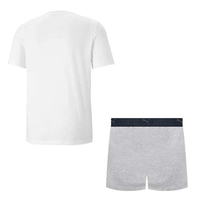 Pijama Puma Camiseta + Samba Canção Masculino