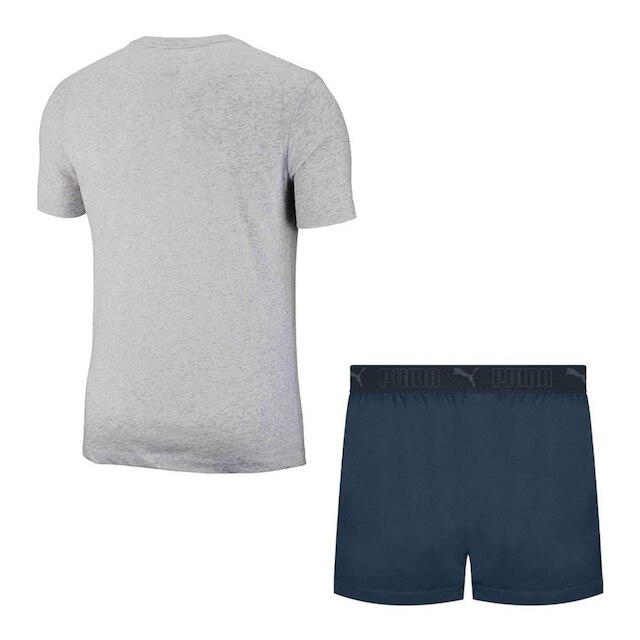 Pijama Puma Camiseta + Samba Canção Masculino