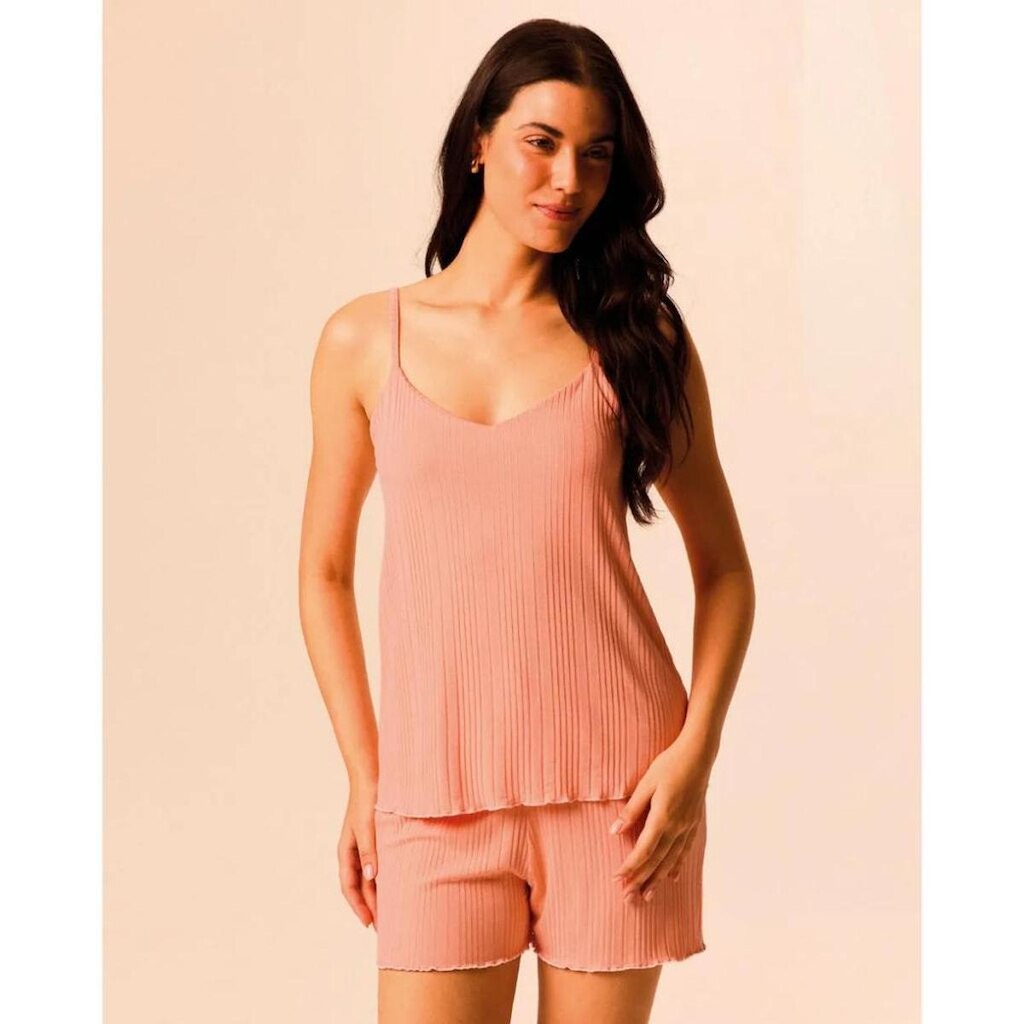 Pijama Regata Feminino Viscose Canelada Malwee Ref. 138983